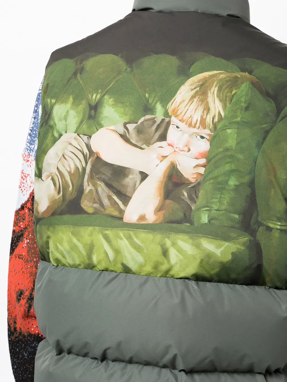 фото Undercover дутый жилет с принтом