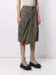 sacai twist-constructed midi skirt