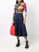 Imagen 2 de Alexander McQueen falda de mezclilla acampanada