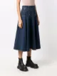 Alexander McQueen falda de mezclilla acampanada