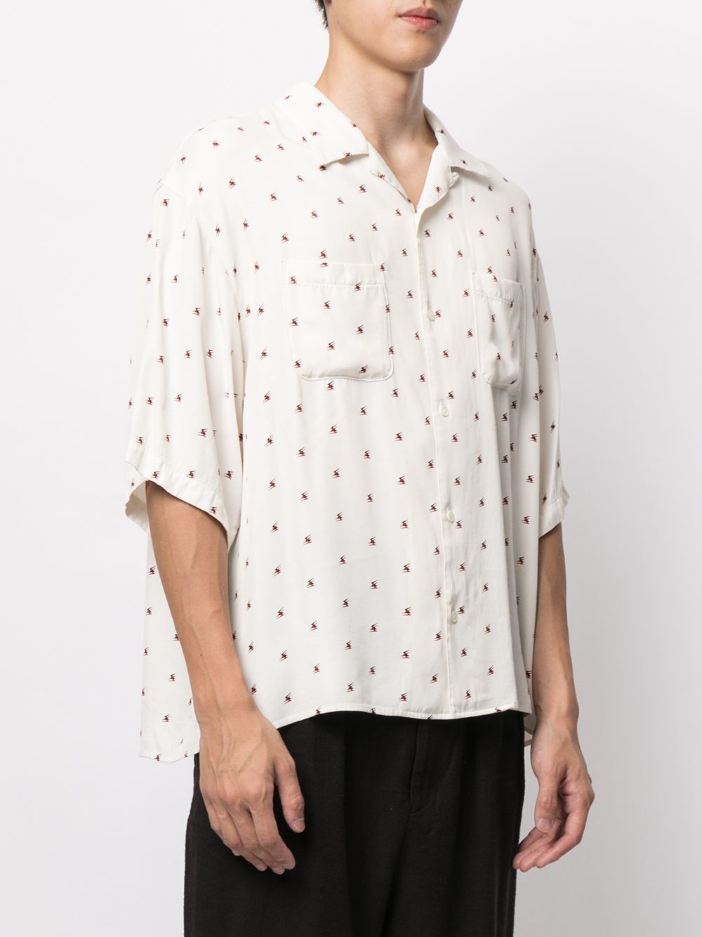 фото Undercoverism рубашка с графичным принтом и короткими рукавами