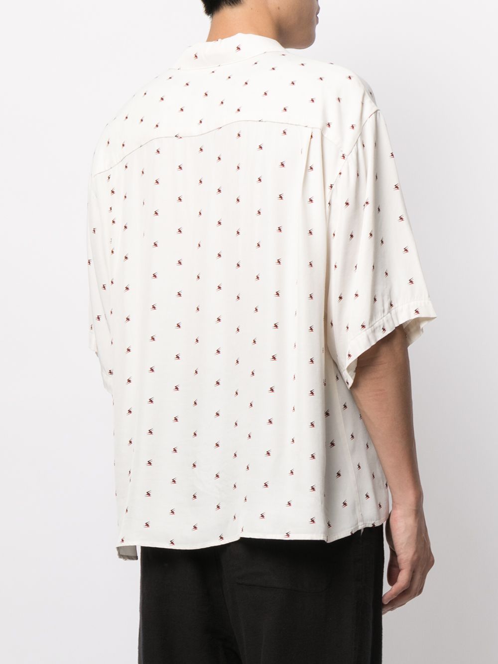 фото Undercoverism рубашка с графичным принтом и короткими рукавами