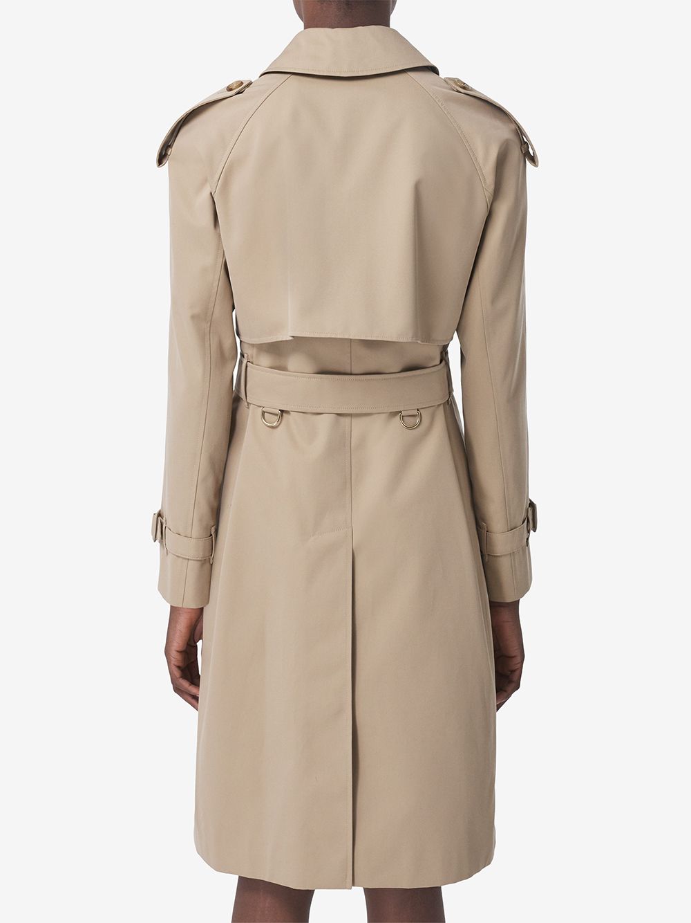 фото Burberry cotton gabardine trench coat