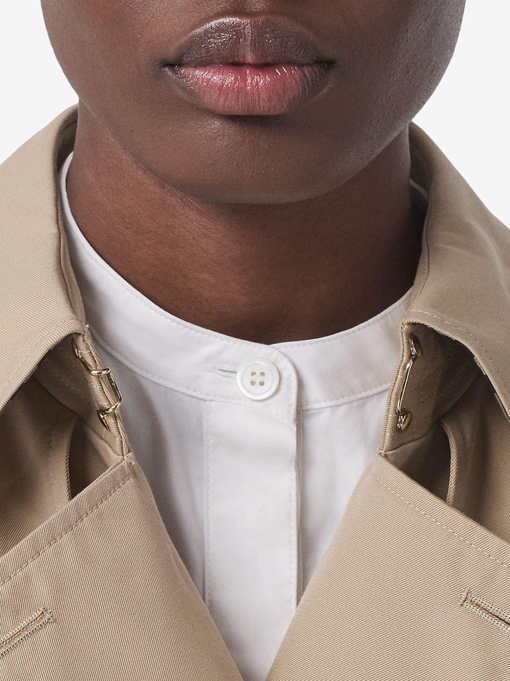 фото Burberry cotton gabardine trench coat