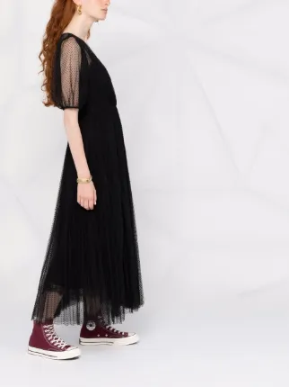 tulle-trim maxi dress展示图