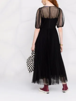 tulle-trim maxi dress展示图