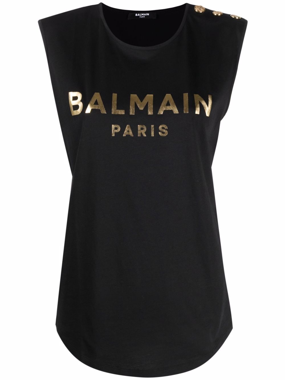 фото Balmain топ с логотипом