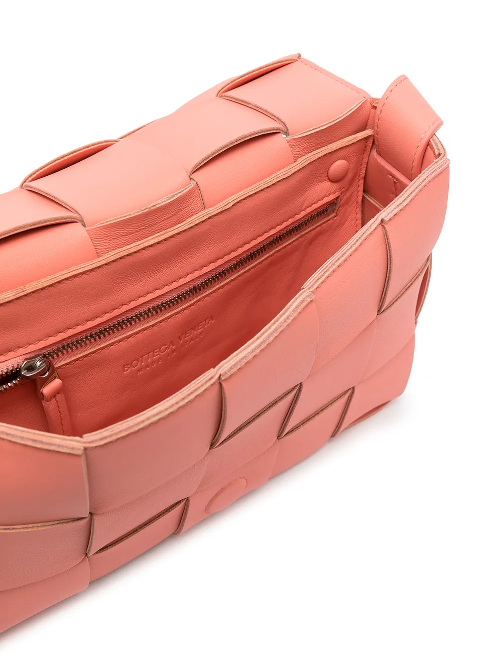 фото Bottega veneta сумка через плечо cassette с плетением maxi intrecciato