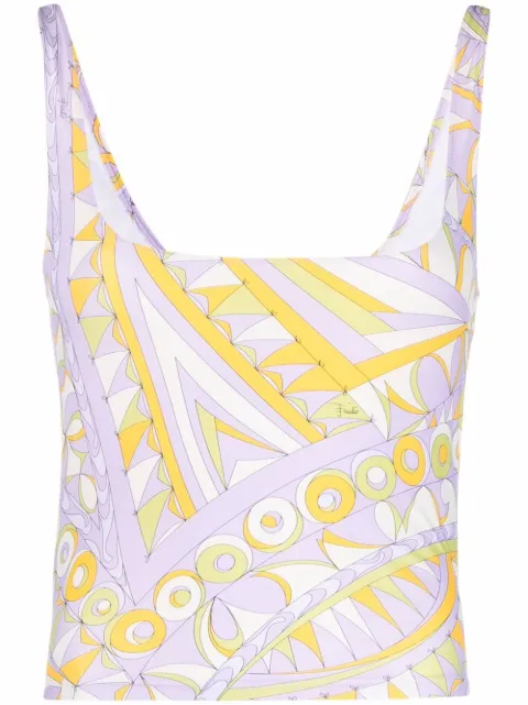 Emilio Pucci حمالة صدر رياضية بطبعة 'أوندي'