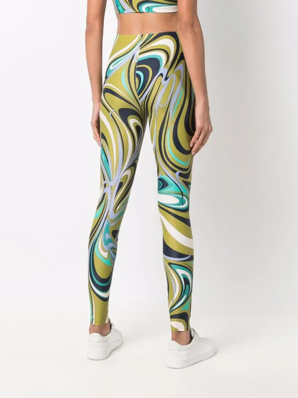 Shop Emilio Pucci Onde-print stretch 