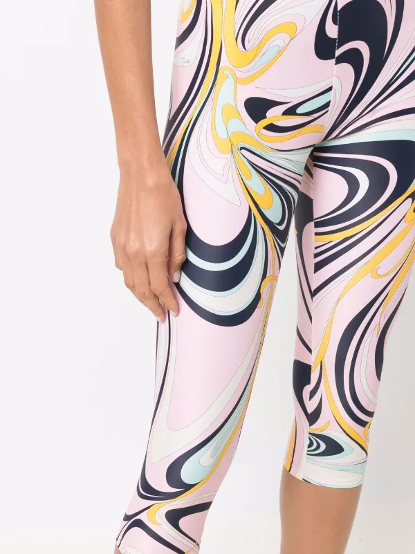 Leggings cortos estampados Verde chica Okaïdi \u0026 Obaïbi