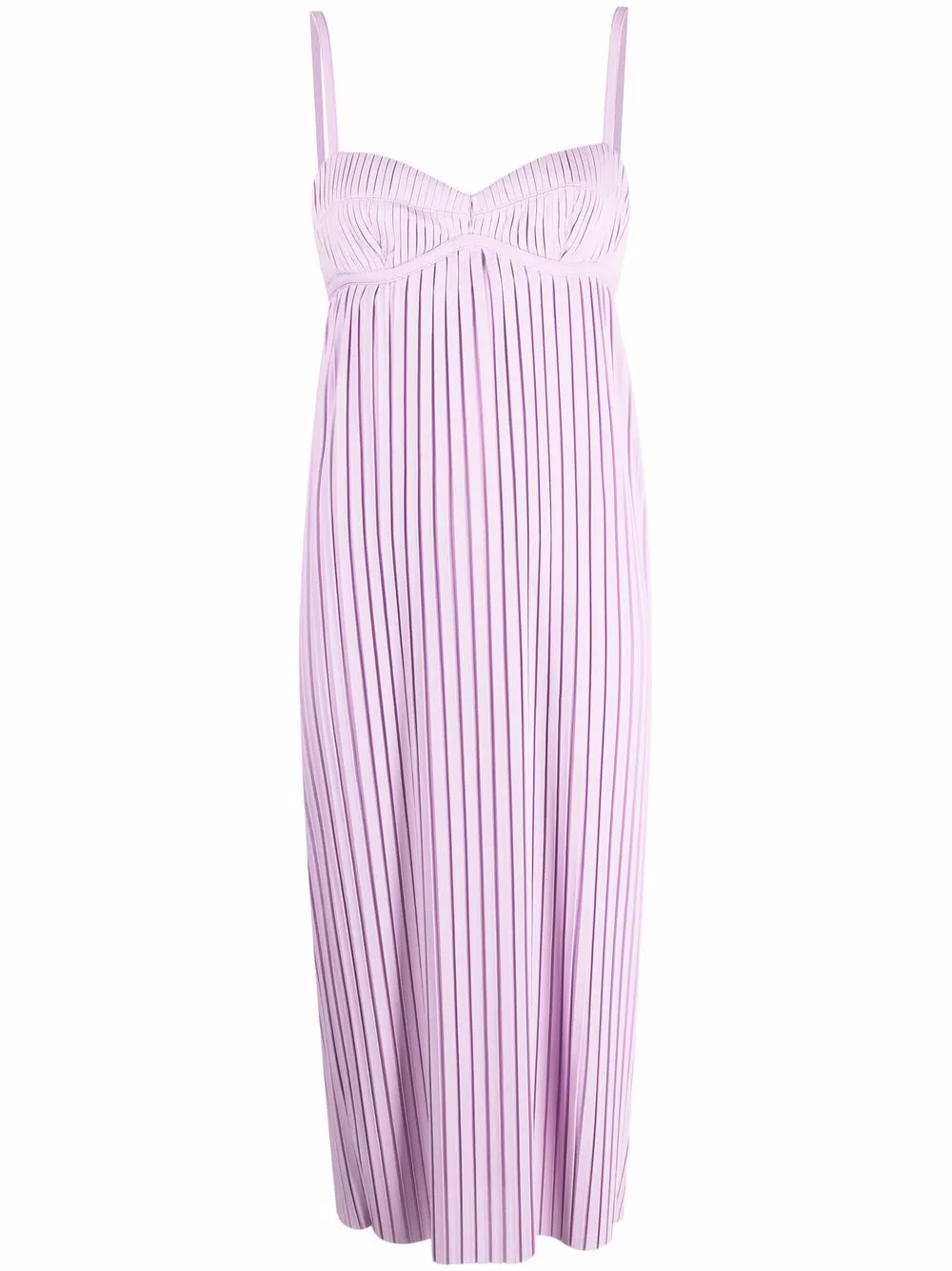 

PUCCI vestido midi con escote en forma de corazón - Morado