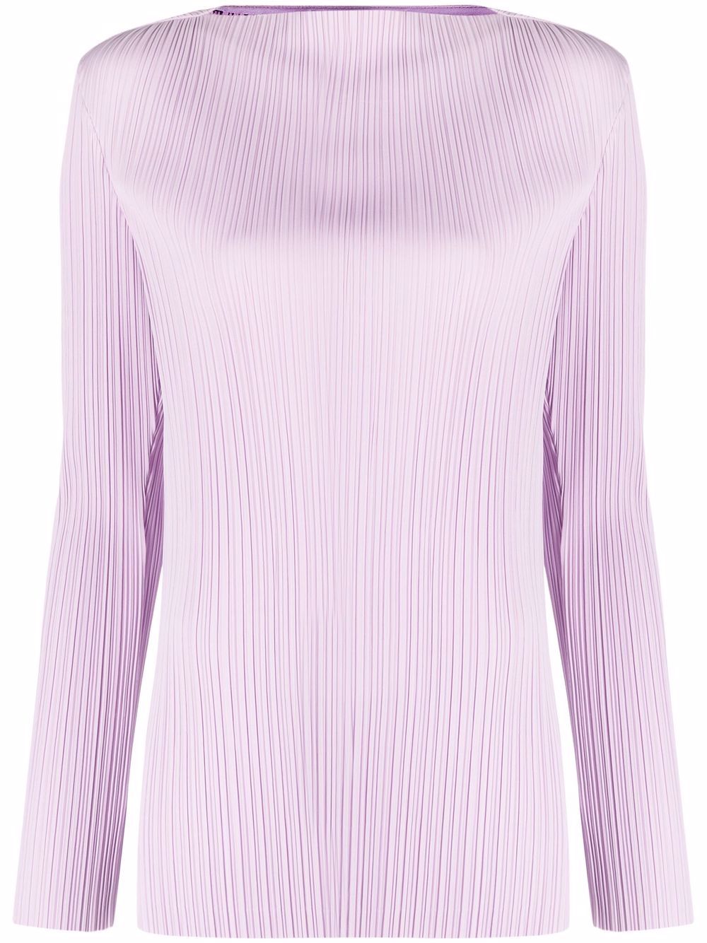 

PUCCI top plisado manga larga - Morado