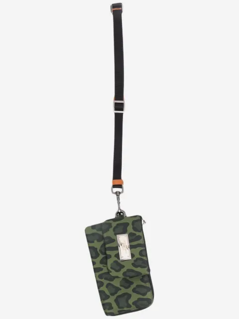 Dolce & Gabbana set of two leopard-print pouches