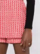 Valentino intarsia-logo knitted skort