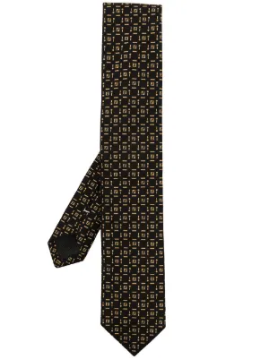 fendi logo tie