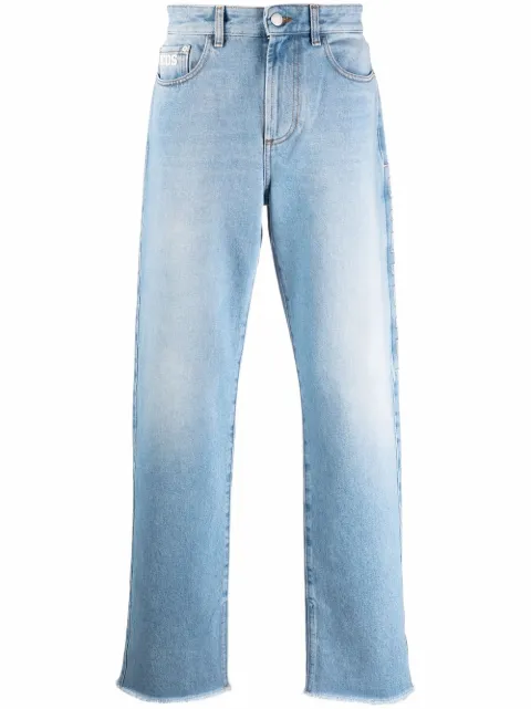 GCDS jeans anchos con efecto lavado