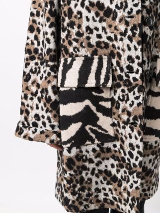 Christin animal-print coat展示图