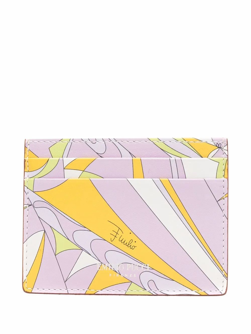 

PUCCI tarjetero con estampado abstracto - Morado