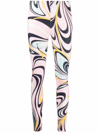 Shop Emilio Pucci Onde-print stretch 