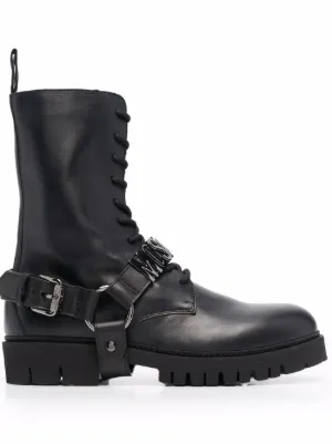 mens moschino boots