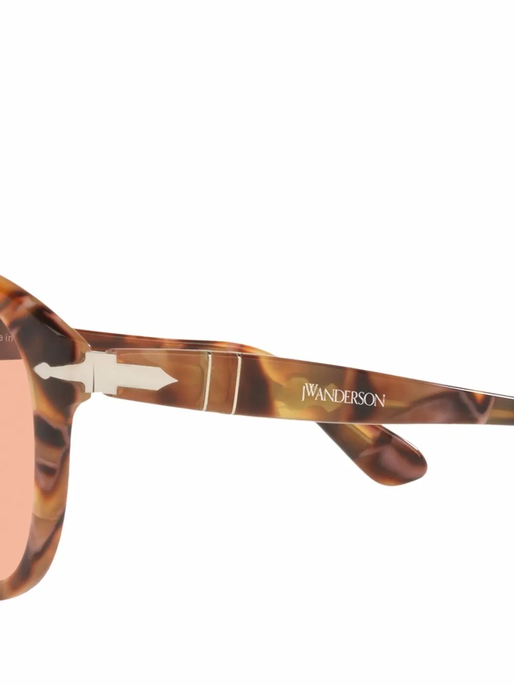 Persol x JW Anderson zonnebril met piloten montuur Roze