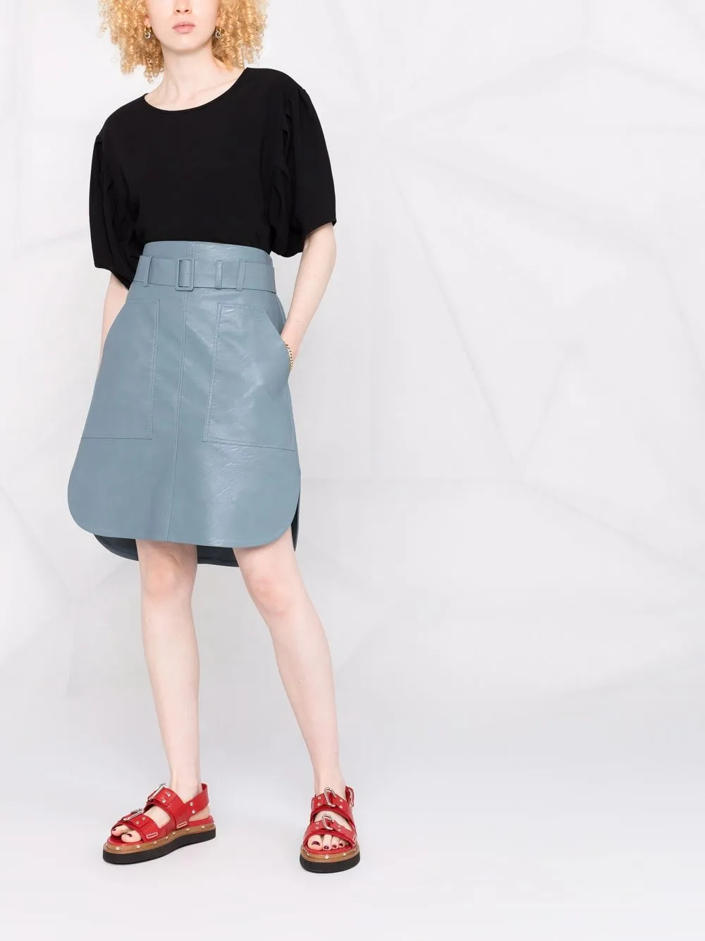 Image 2 of See by Chloé short-sleeve crew-neck T-shirt