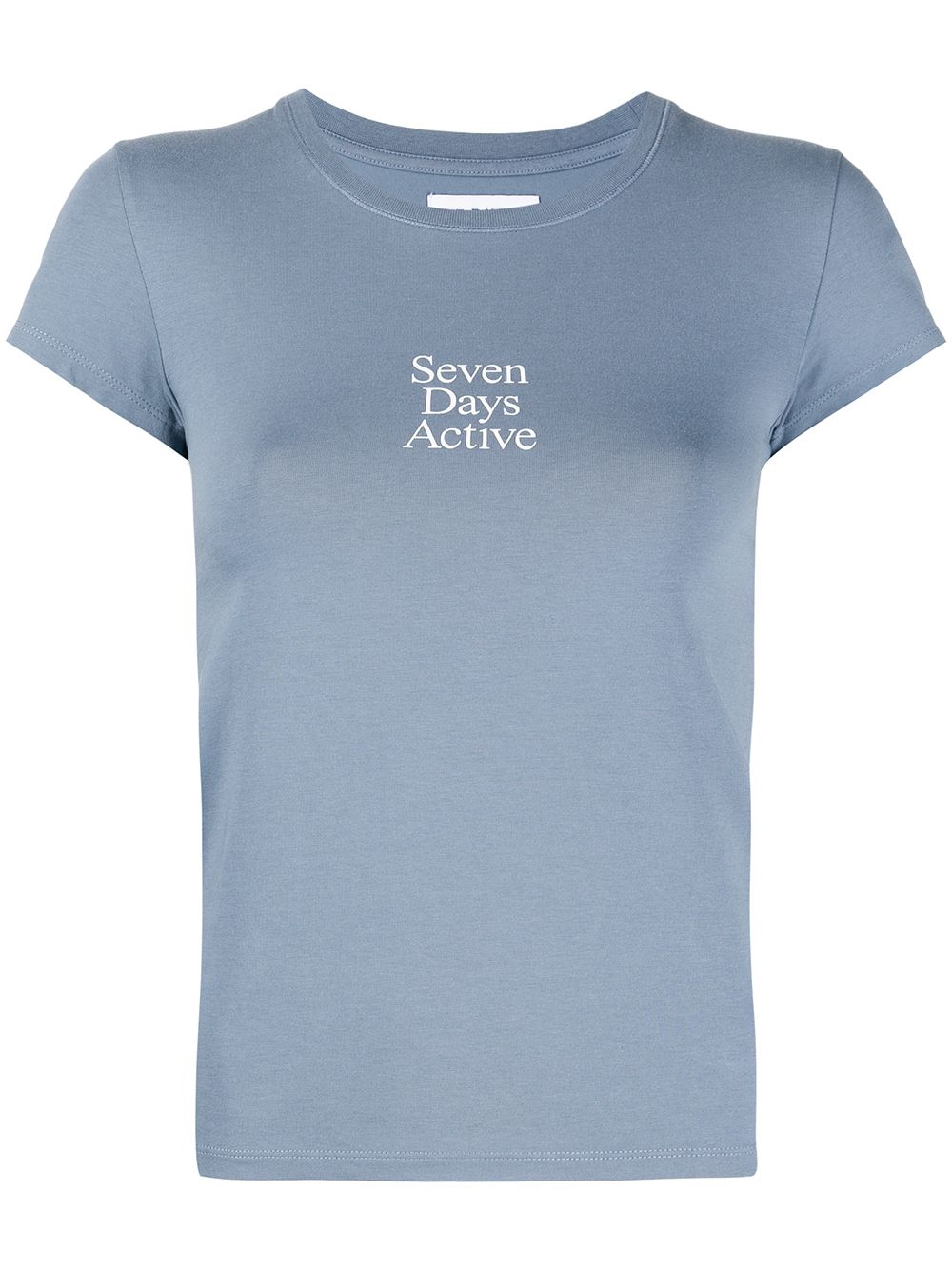 ＜Farfetch＞ 30%OFF！7 DAYS Active ロゴ Tシャツ - ブルー
