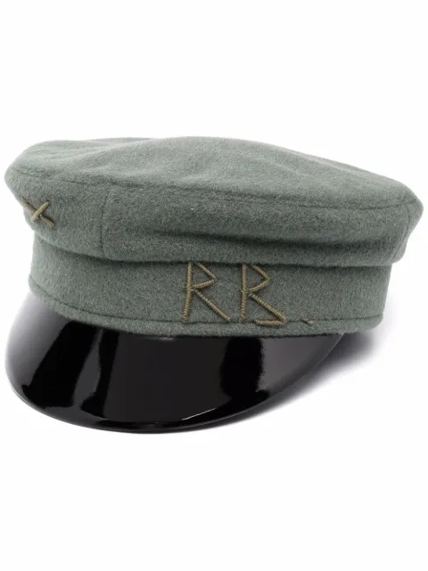 Ruslan Baginskiy contrast-peak baker boy hat