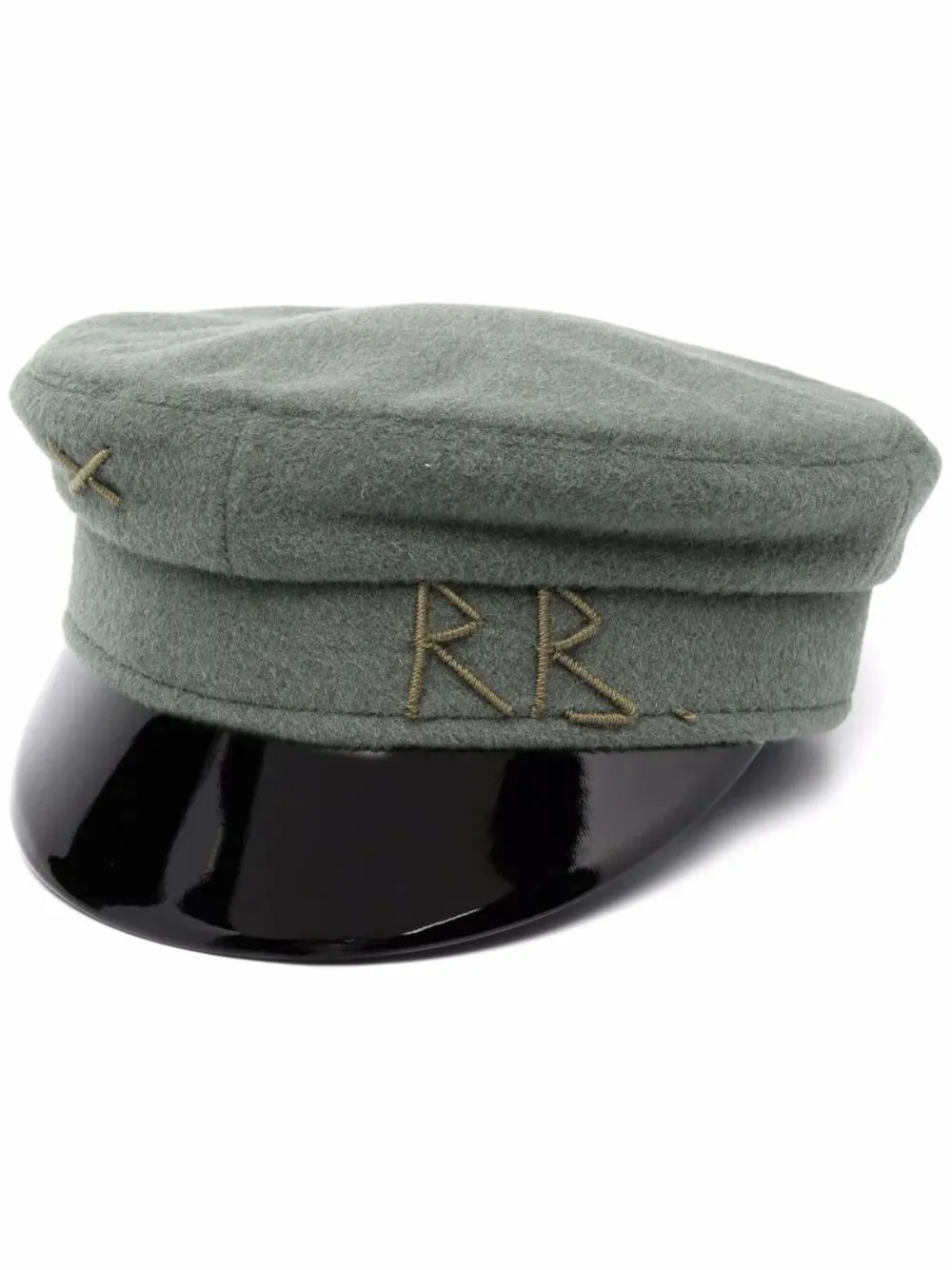 Ruslan Baginskiy Cappello baker boy a contrasto | verde | Image 1