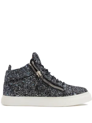 Zanotti on sale glitter sneakers