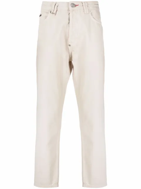 Philipp Plein Iconic carrot-cut jeans