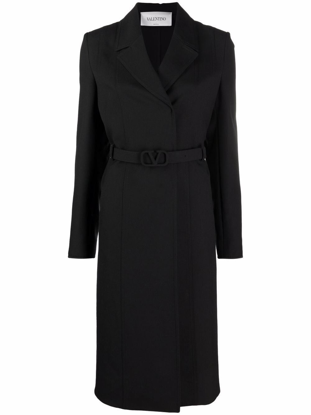 фото Valentino пальто длины миди с поясом