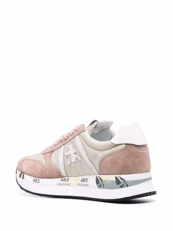 Premiata Fall Winter 21/22 tris 5404 sneakers in beige - TRIS5404