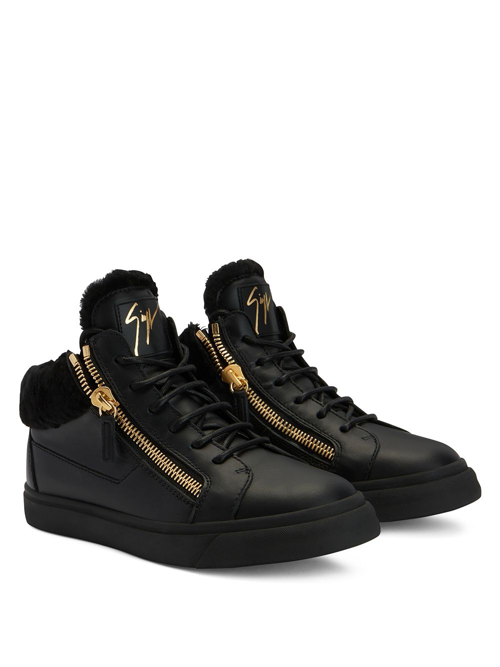 Shop Giuseppe Zanotti Kriss Low-top Sneakers In Black