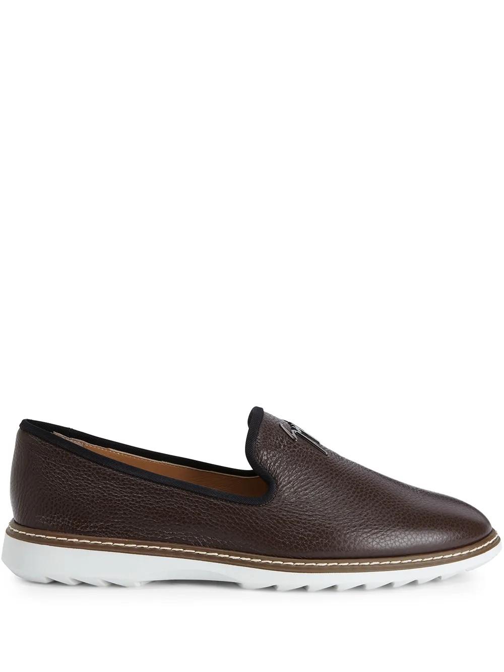 

Giuseppe Zanotti Cedric Manhattan leather loafers - Brown