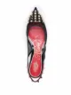 Valentino Garavani Rockstud-embellished slingback ballerina shoes