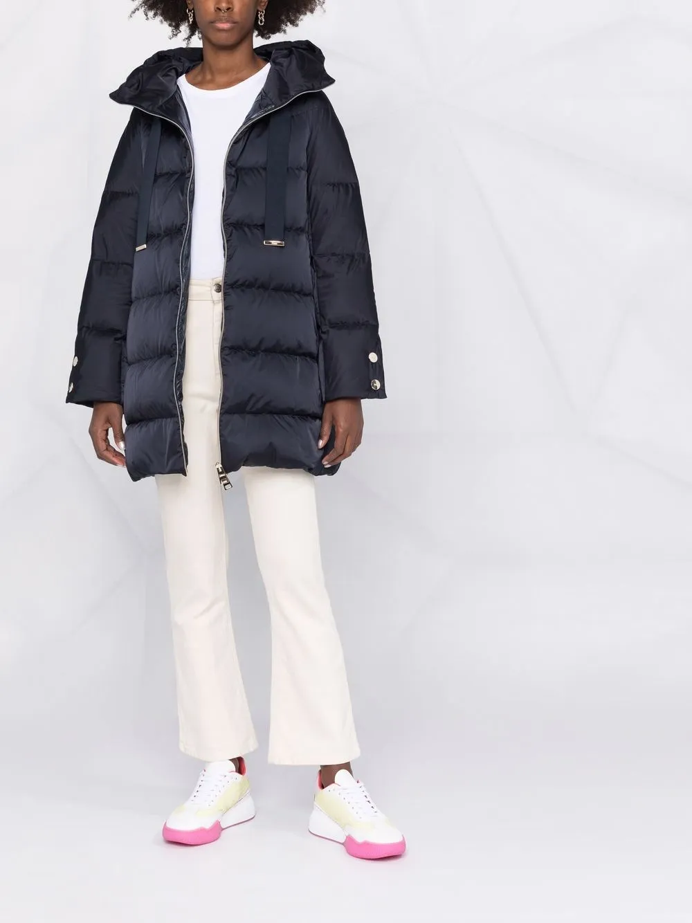Image 2 of Herno hooded padded coat