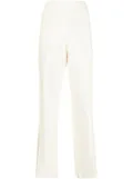 GOODIOUS split-cuff straight-leg trousers - White