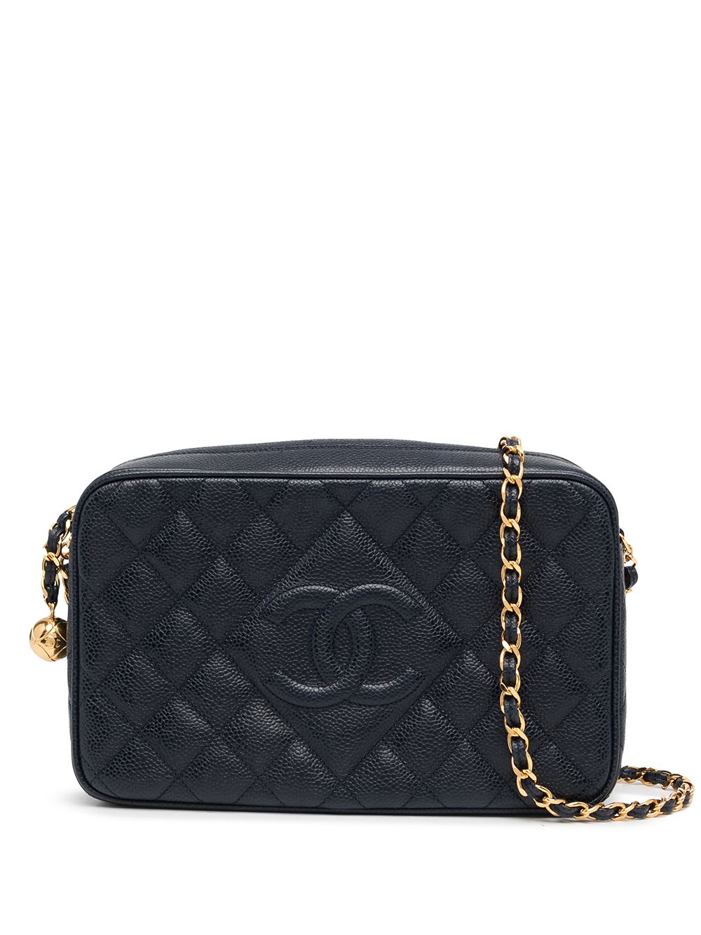 фото Chanel pre-owned стеганая сумка через плечо 1995-го года с логотипом cc