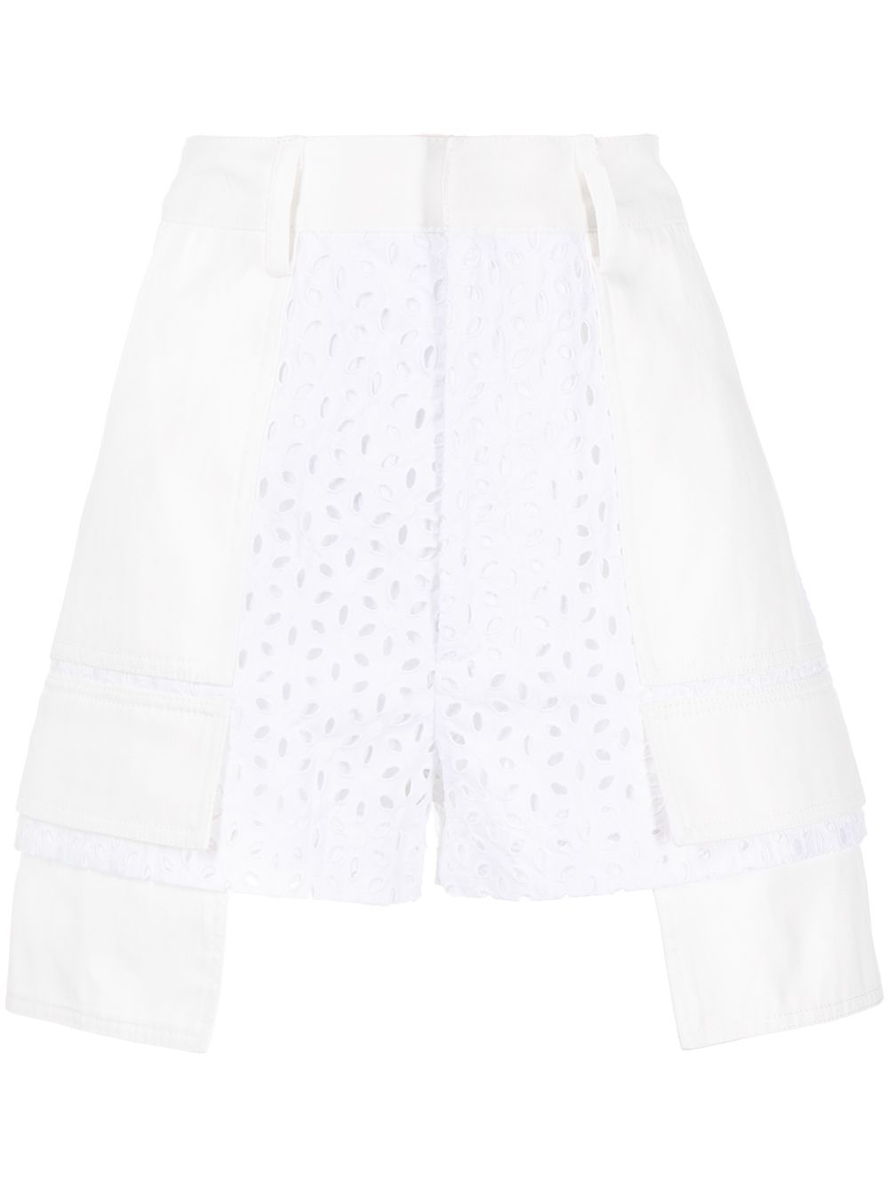 фото Monse broderie anglaise short shorts