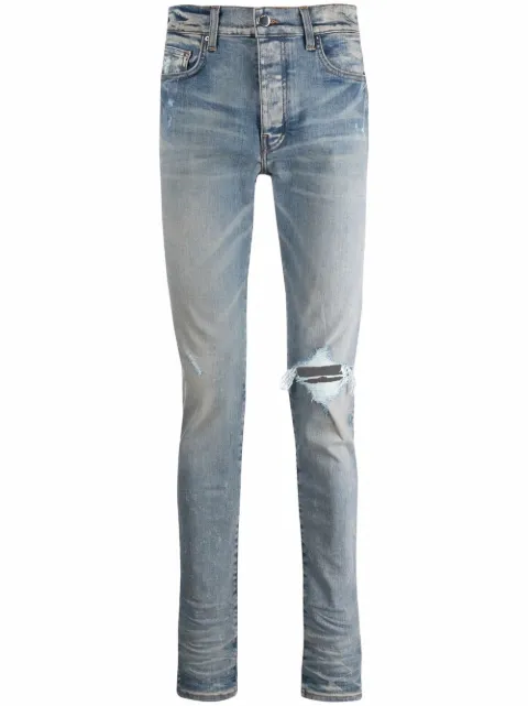 AMIRI Jeans skinny con effetto vissuto