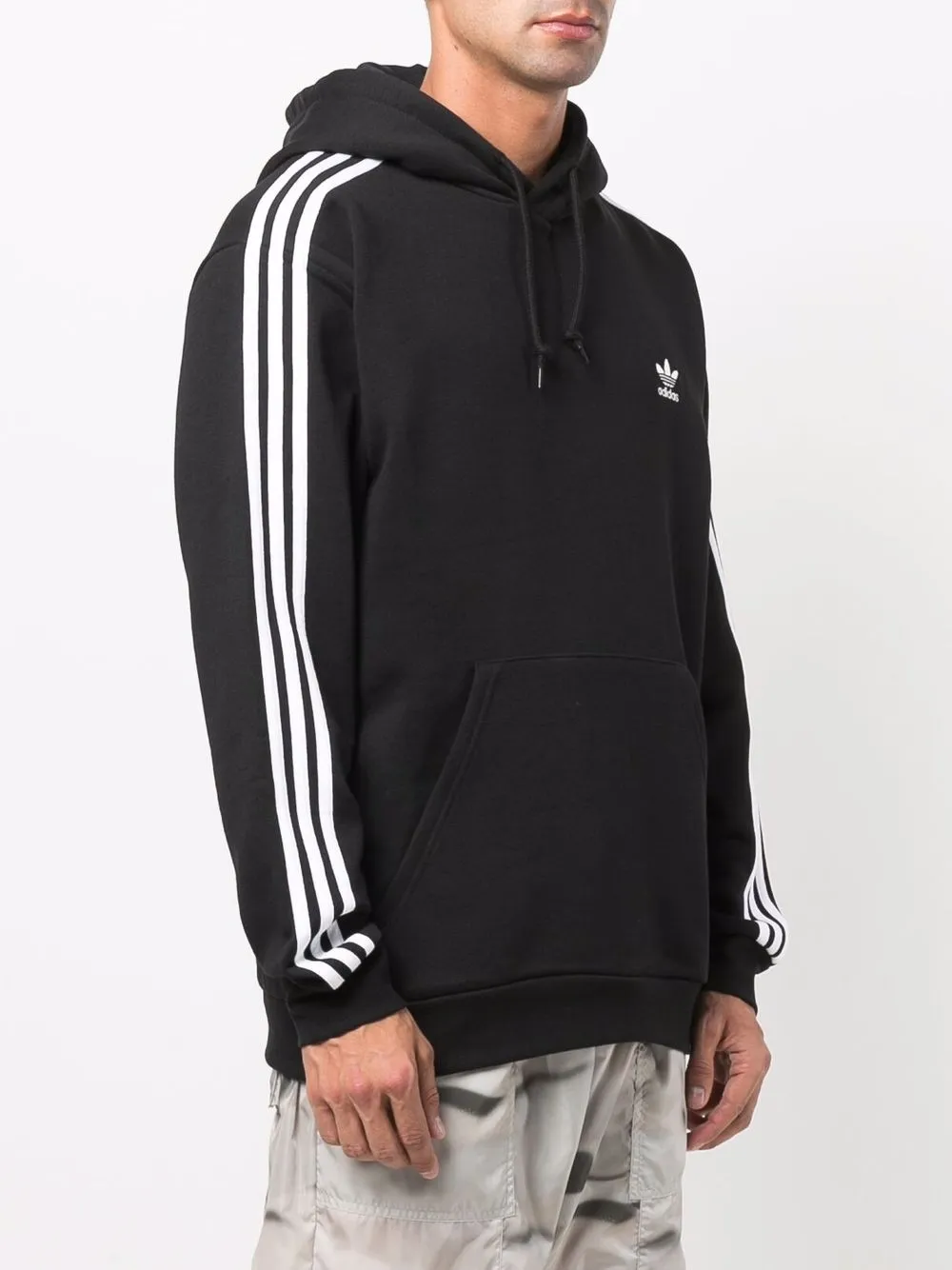 adidas Hoodie met strepen Zwart
