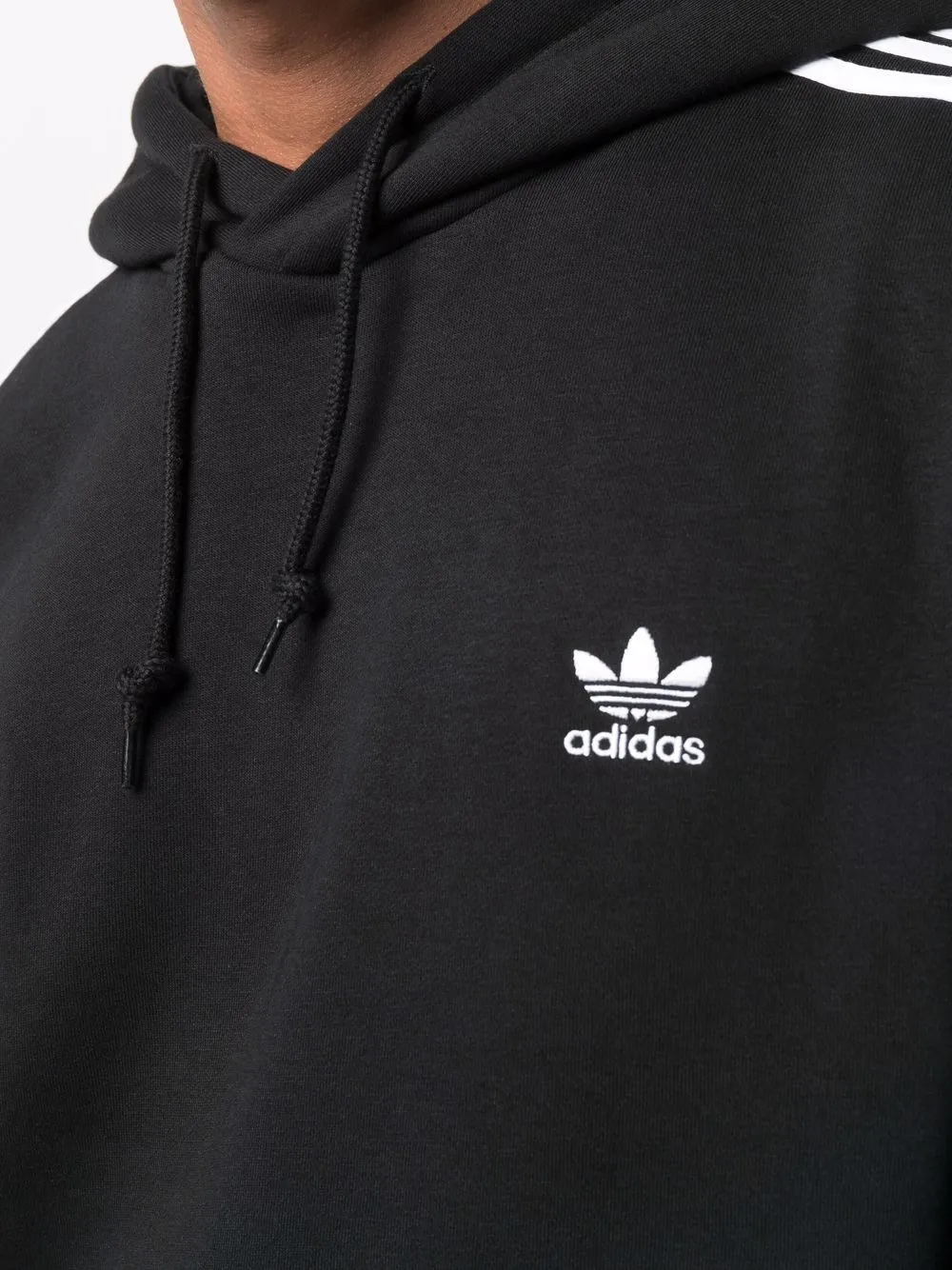 adidas Hoodie met strepen Zwart