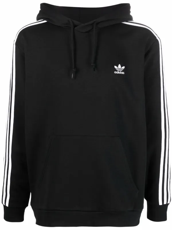 Mens adidas new arrivals 3 stripe hoodie