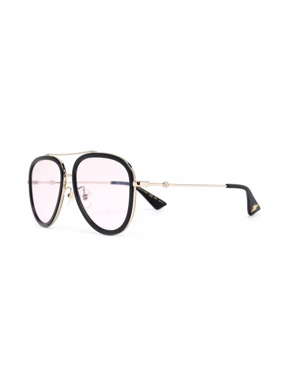 фото Gucci eyewear солнцезащитные очки в массивной оправе