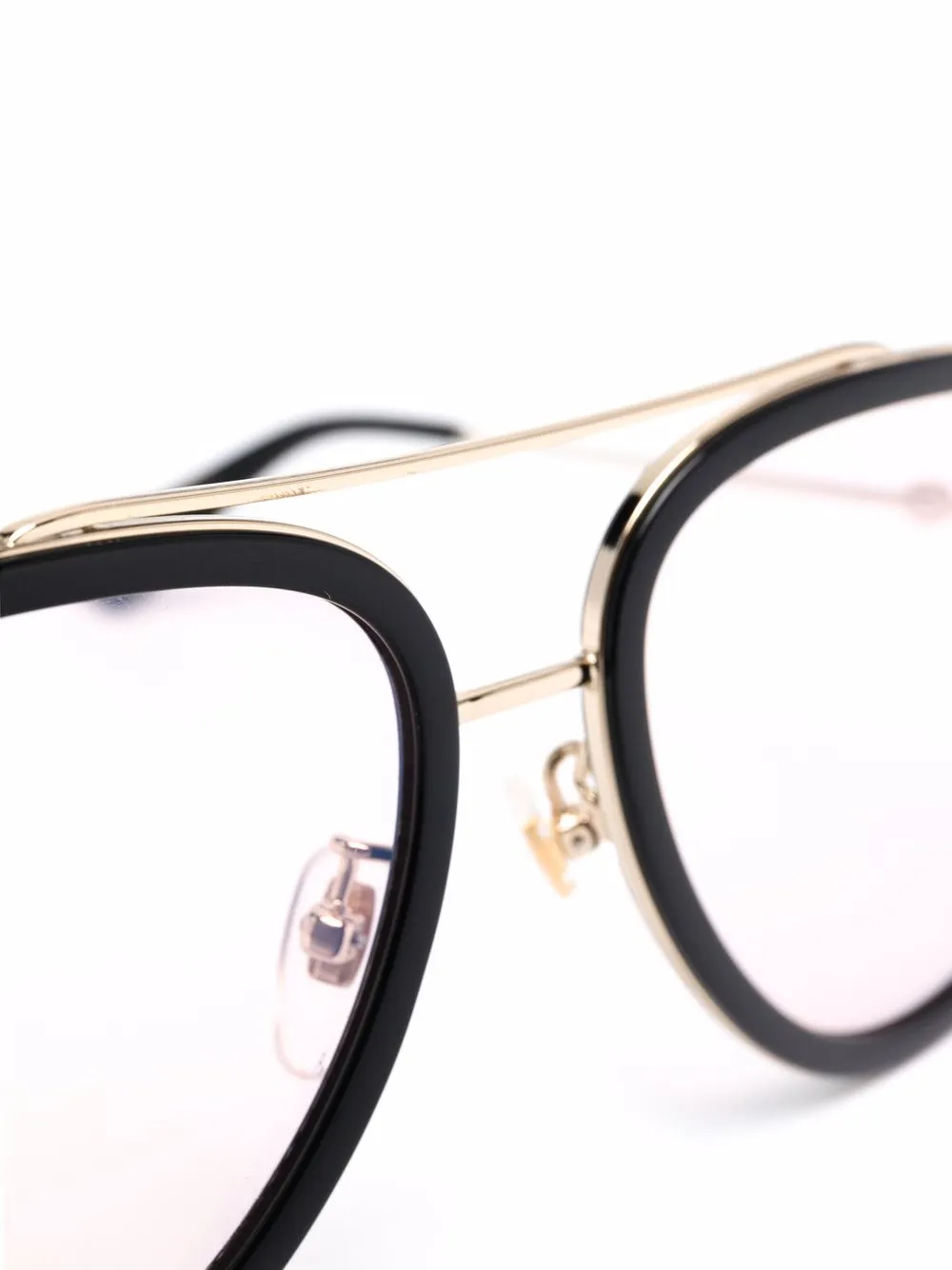 фото Gucci eyewear солнцезащитные очки в массивной оправе