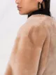 Desa 1972 patchwork shearling coat