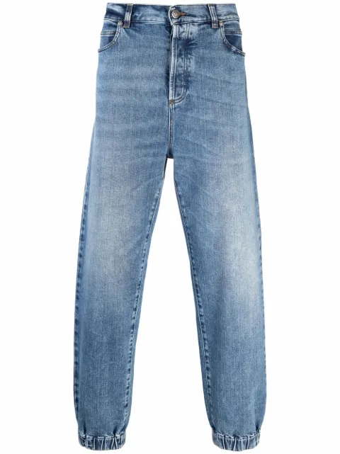 Balmain faded slim-fit jeans
