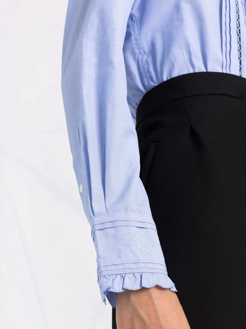 фото Polo ralph lauren рубашка с оборками